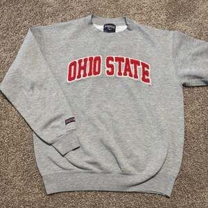Vintage Ohio State University Buckeyes JanSport Sweatshirt Medium Heather Gray
